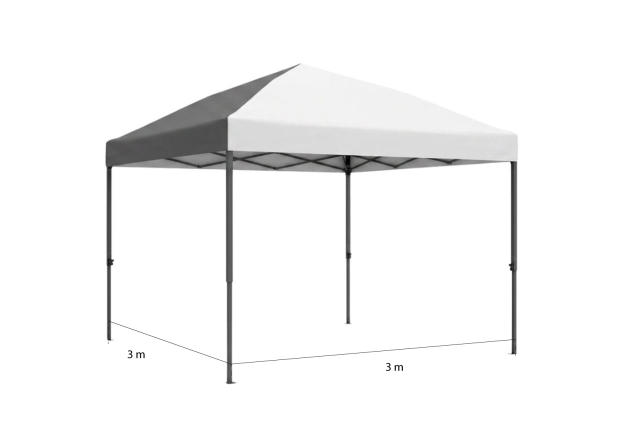 Carpa 3x3 Compress Maletero Blanca