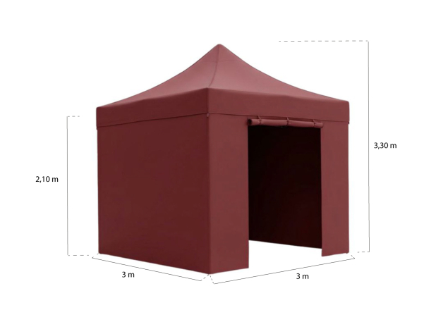 Carpa 3x3 Force (Kit Completo)