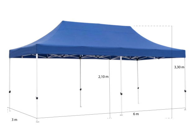 Carpa 3x6 Force