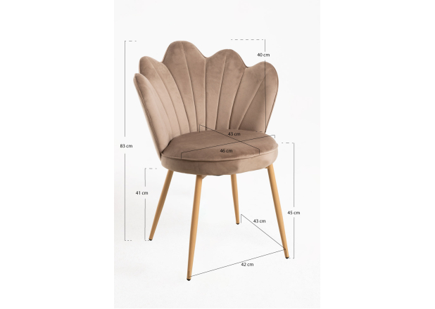 Silla Kali Terciopelo