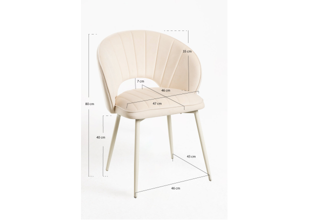 Silla Bulmi Terciopelo