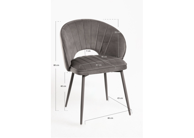 Silla Bulmi Terciopelo