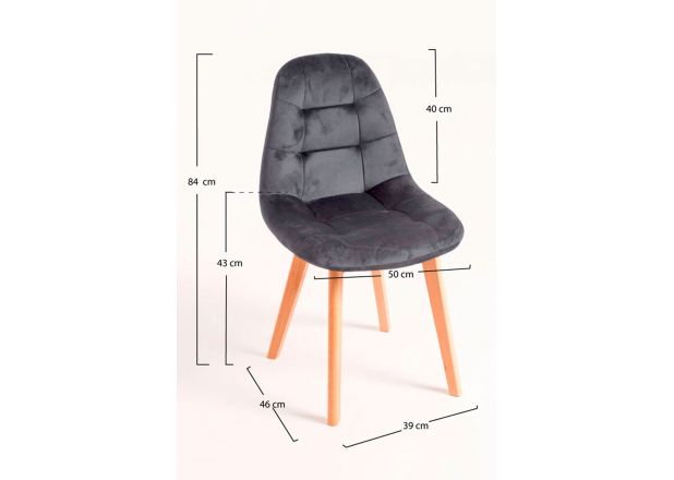 Silla Nordi Terciopelo