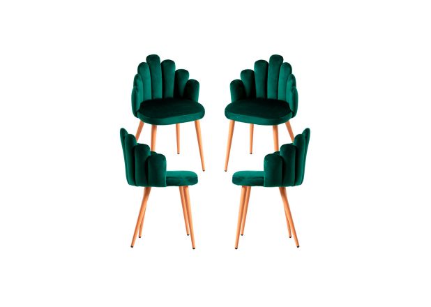 Pack 4 Cadeiras Hanpe Veludo