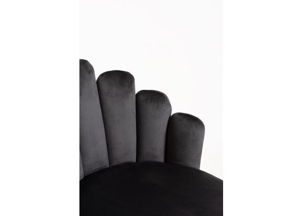 Pack 4 Sillas Hanpe Terciopelo Patas Negras