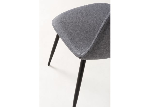 Silla Black Leo Tela