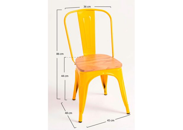 Silla Meyer Madera Natural