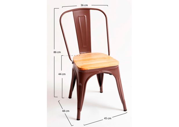 Silla Meyer Madera Natural