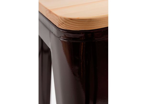Taburete Meyer Alto Madera Natural