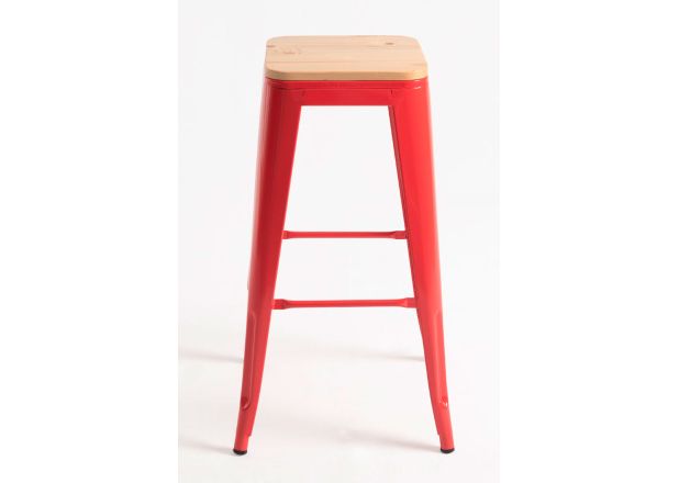 Taburete Meyer Alto Madera Natural