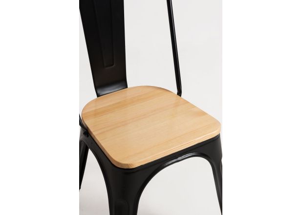 Pack 4 Sillas Meyer Madera Natural
