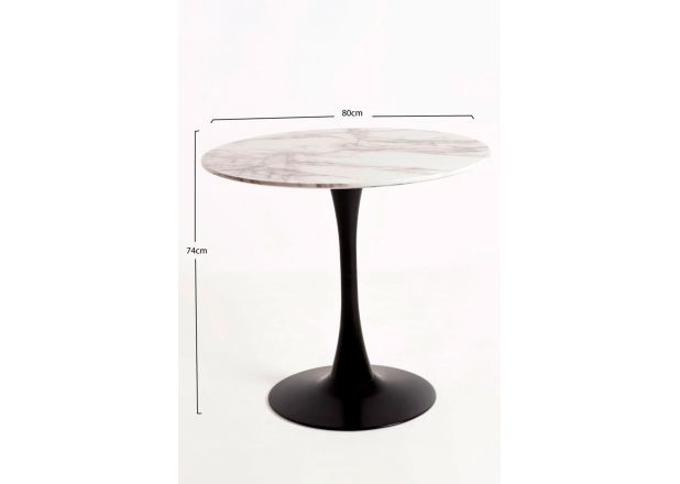 Mesa Kaligan 80 cm Mármol