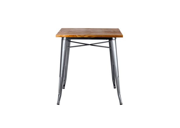 Mesa Meyer Cuadrada Madera Natural 70 cm