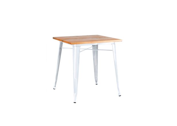 Mesa Meyer Cuadrada Madera Natural 80 cm