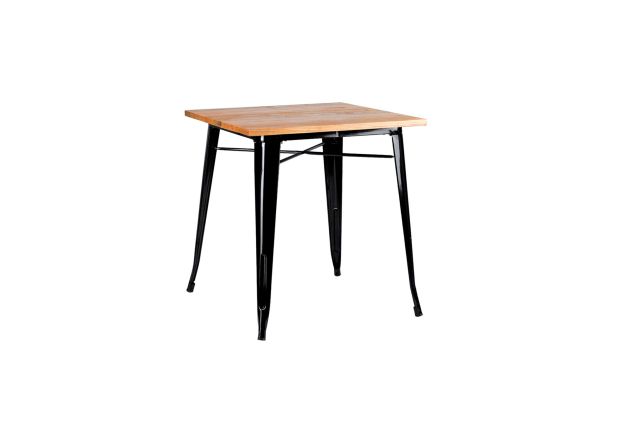 Mesa Meyer Cuadrada Madera Natural 80 cm