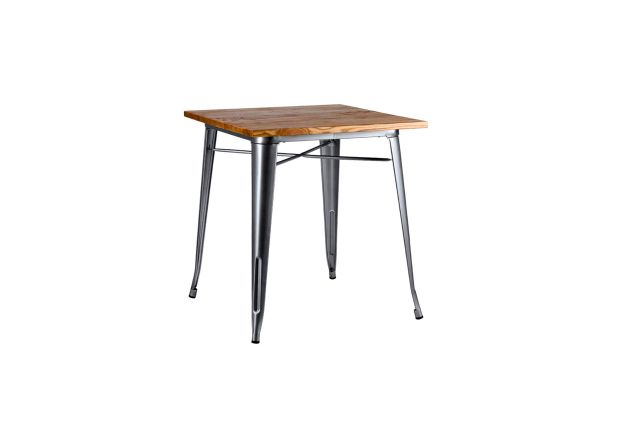 Mesa Meyer Cuadrada Madera Natural 80 cm