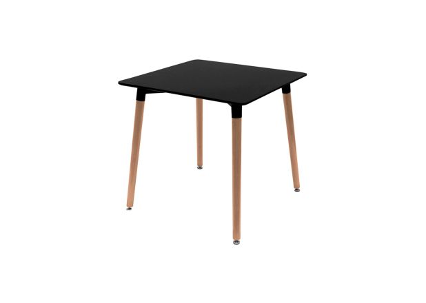 Mesa Nera Cuadrada 80 cm