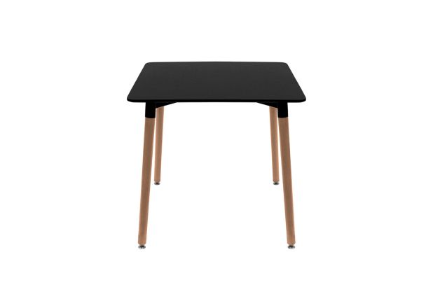 Mesa Nera Cuadrada 80 cm