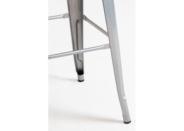 Pack 4 Taburetes Meyer Altos Madera Natural