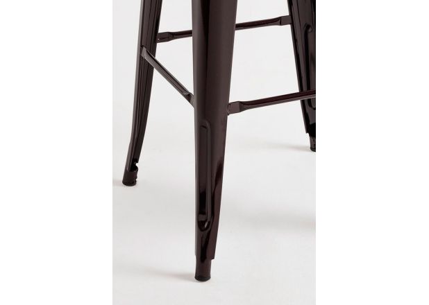Pack 4 Taburetes Meyer Altos Madera Natural