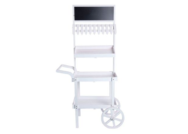 Carrito Candy Bar Lou Madera Envejecida 