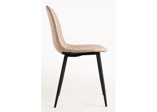 Silla Black Leo Polipiel Vintage