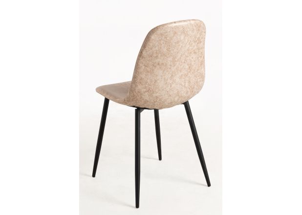 Silla Black Leo Polipiel Vintage