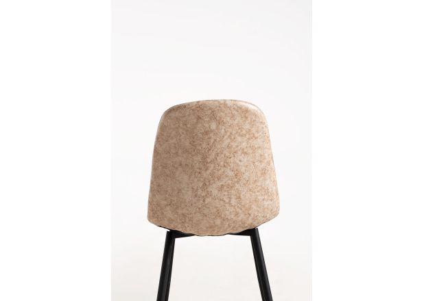 Silla Black Leo Polipiel Vintage