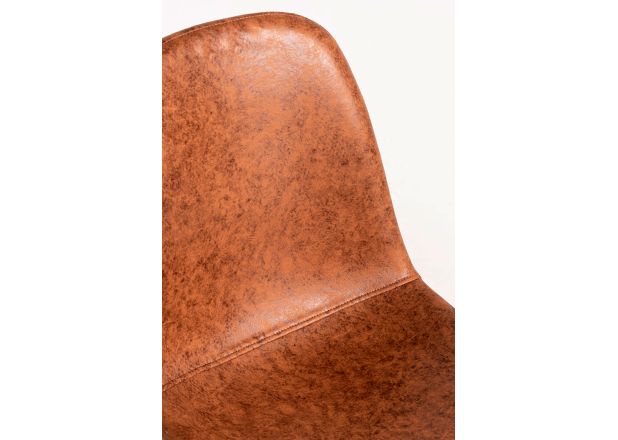 Silla Black Leo Polipiel Vintage