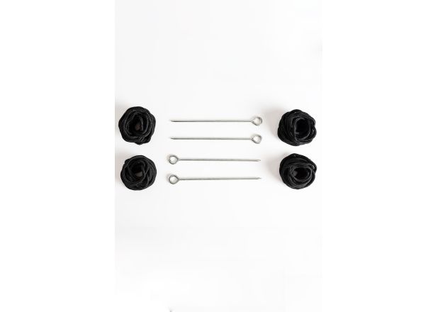 Pack 4 Piquetas con Cuerdas para Carpas Sinbac