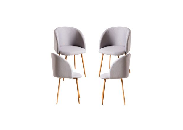 Pack 4 Sillas Hall Tela