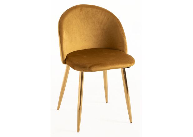 Silla Hill Terciopelo Golden
