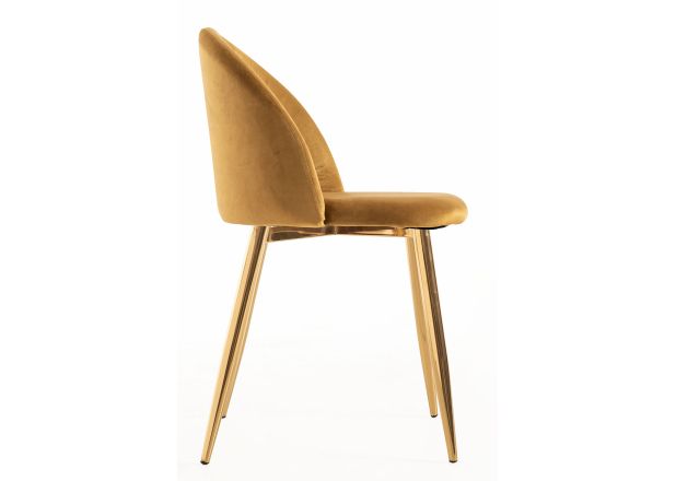 Silla Hill Terciopelo Golden