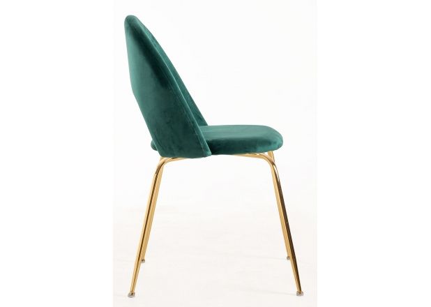 Silla Wedan Gold Terciopelo