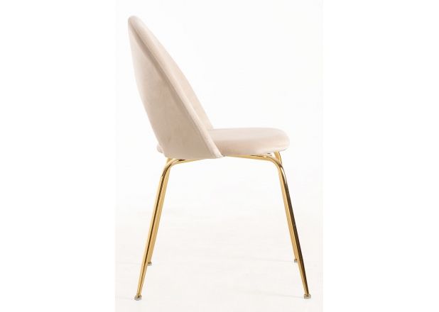 Silla Wedan Gold Terciopelo