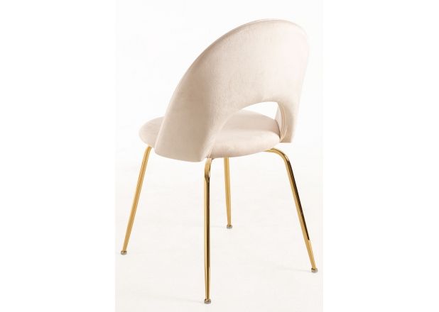 Silla Wedan Gold Terciopelo