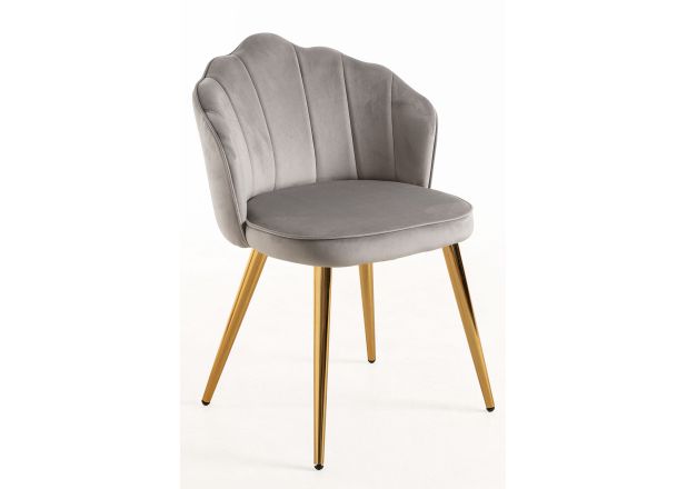 Silla Menpu Gold Terciopelo