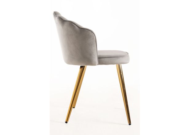 Silla Menpu Gold Terciopelo
