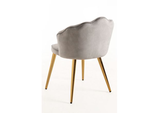 Silla Menpu Gold Terciopelo