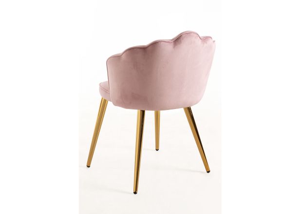 Silla Menpu Gold Terciopelo