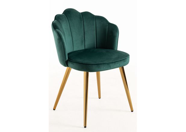 Silla Menpu Gold Terciopelo