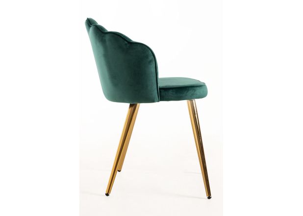 Silla Menpu Gold Terciopelo