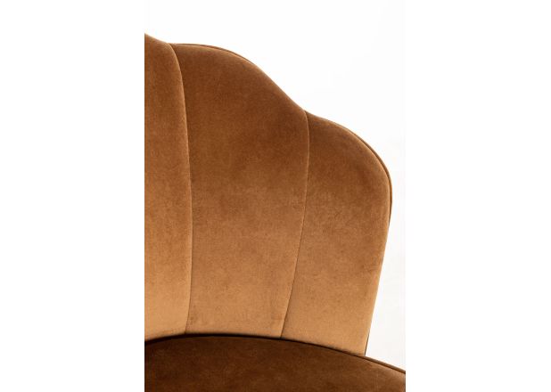 Silla Menpu Gold Terciopelo