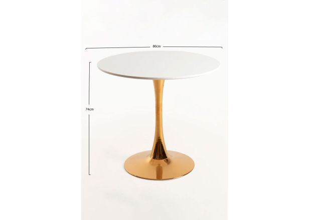 Mesa Kaligan 80 cm Golden