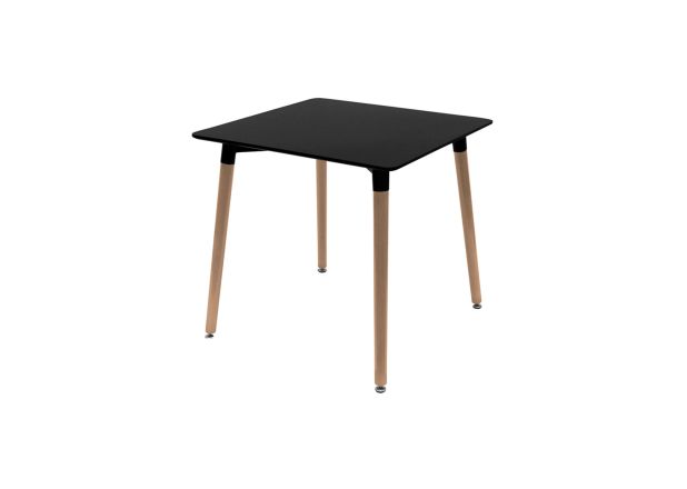 Mesa Nera Cuadrada 70 cm