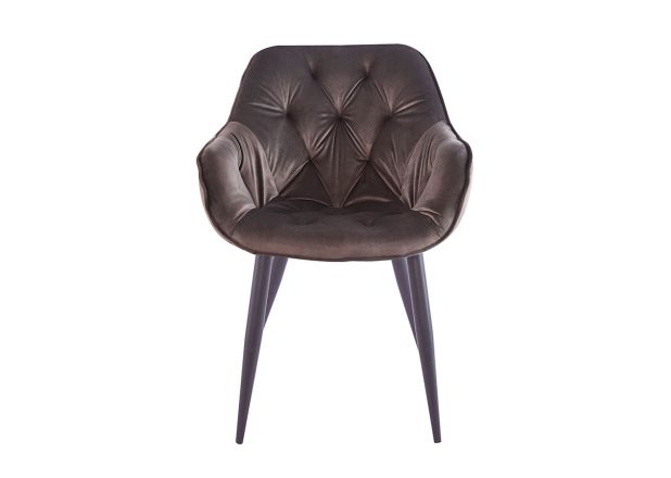 Silla Creta Black Terciopelo