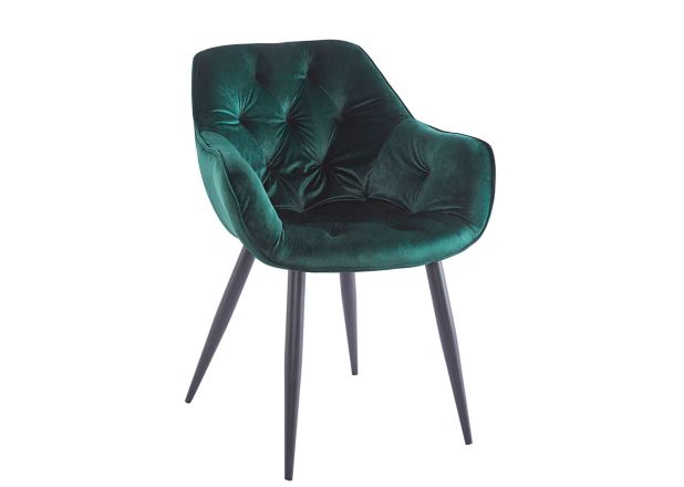 Silla Creta Black Terciopelo