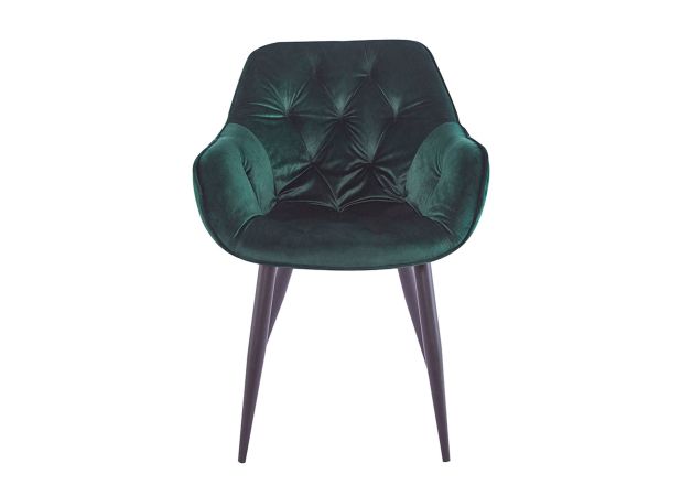 Silla Creta Black Terciopelo