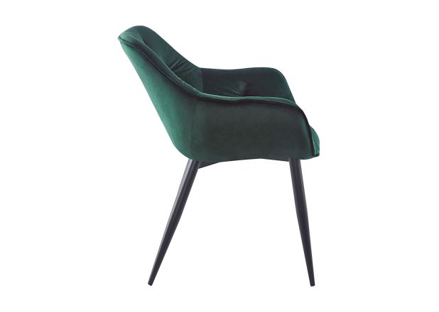 Silla Creta Black Terciopelo