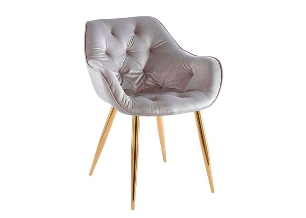Silla Creta Golden Terciopelo